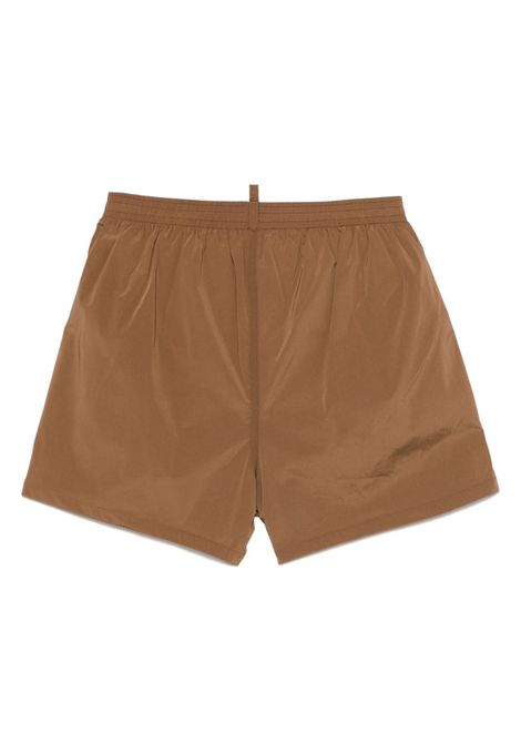 Costume Dsquared2  Swimwear uomo D7B626060234 beige banda laterale logo DSQUARED2 SWIMWEAR | Costumi | D7B626060234